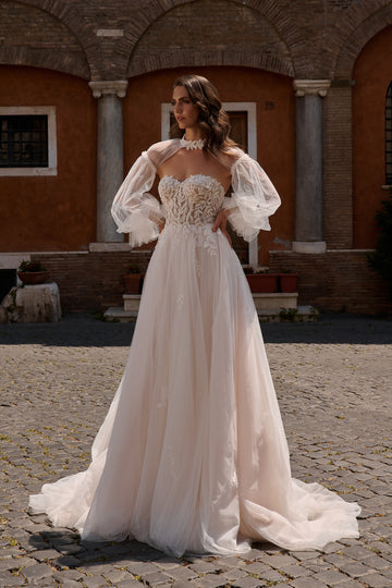 How to Wear Long Sleeve Wedding Dress Styles