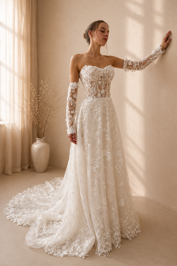 How a European Wedding Dress Designer Stands Out