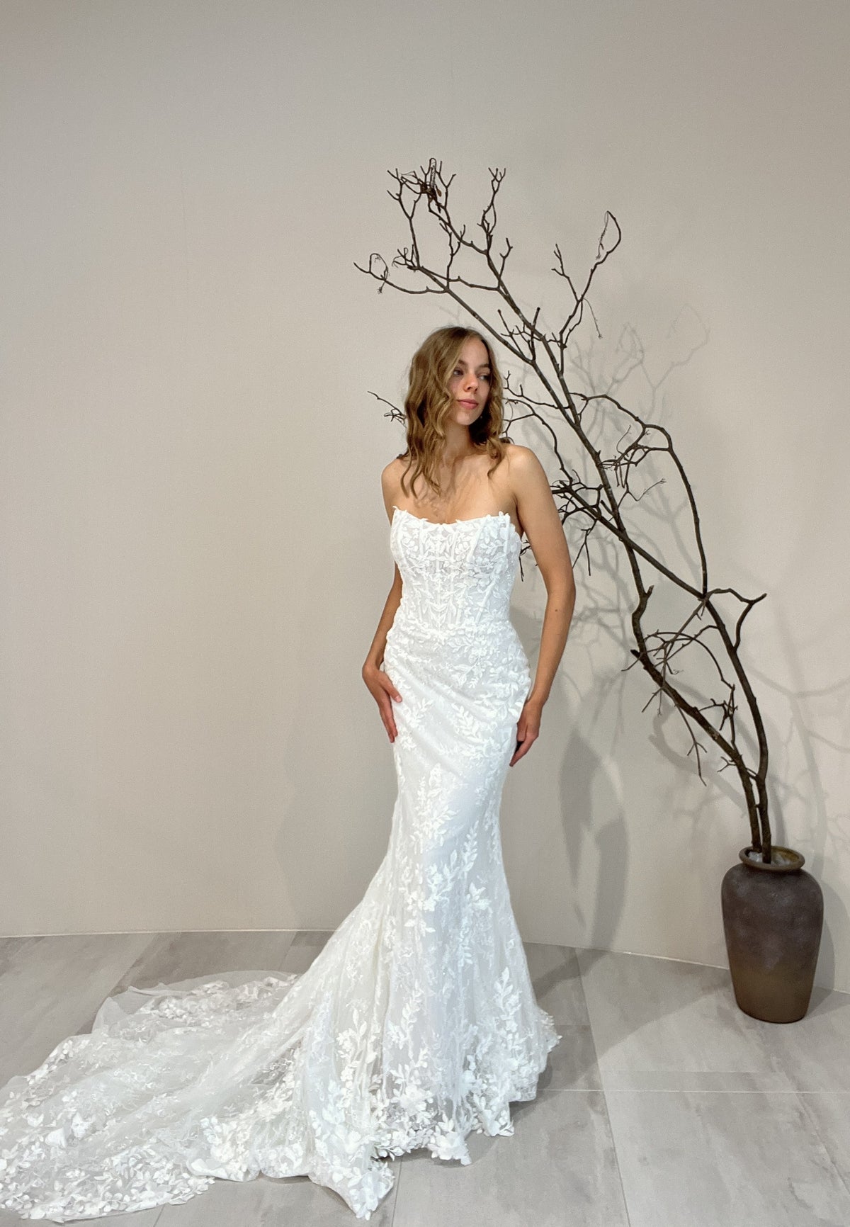 Olara Blue Brautkleid 2705 - Lina Becker Germany